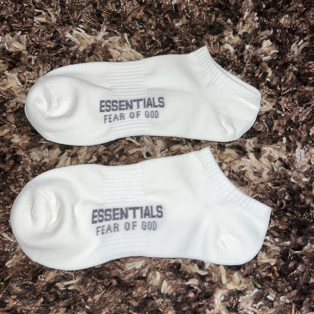 White Essentials Fear Of God Socks